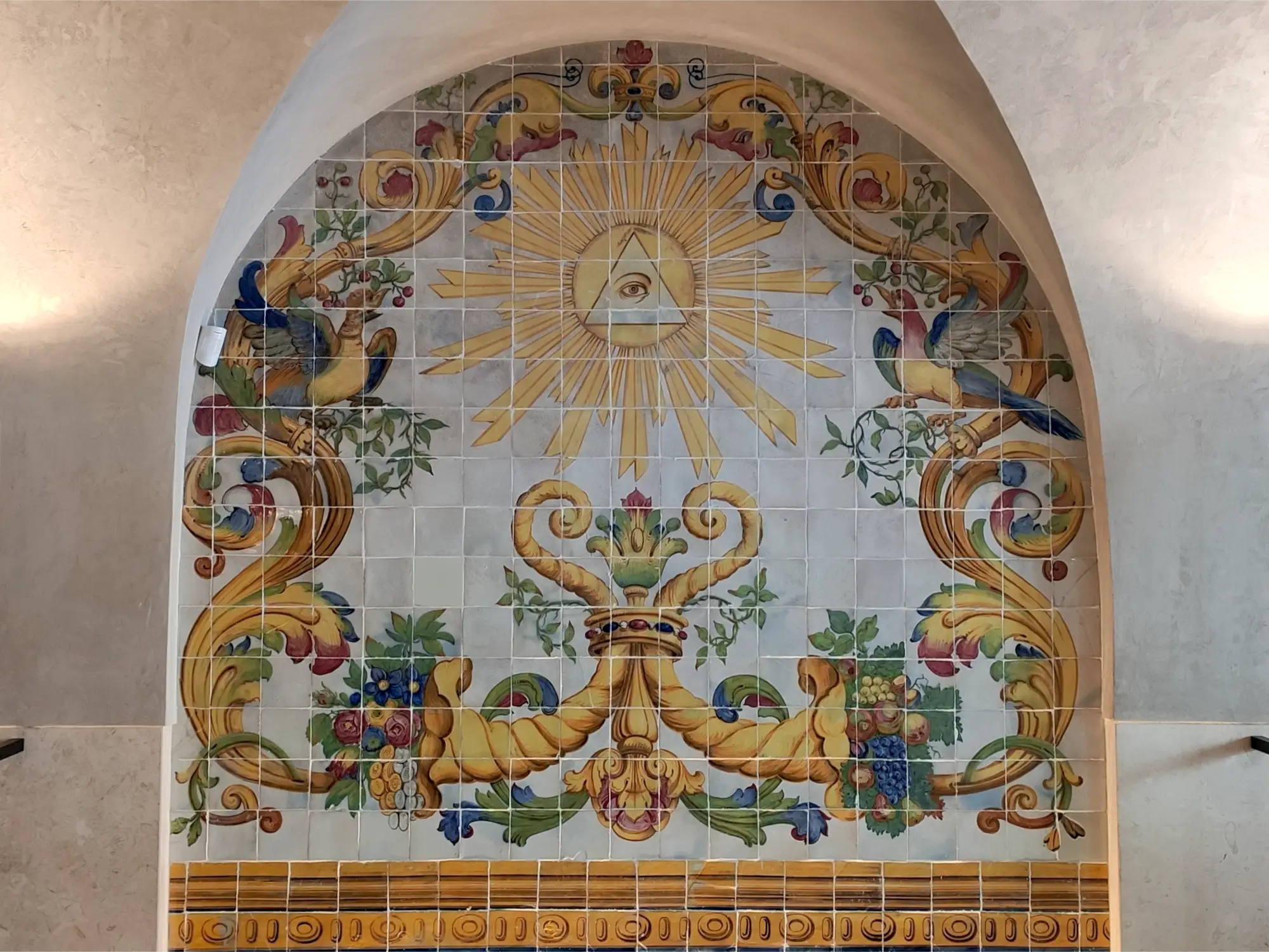 Lisbon tiles walk