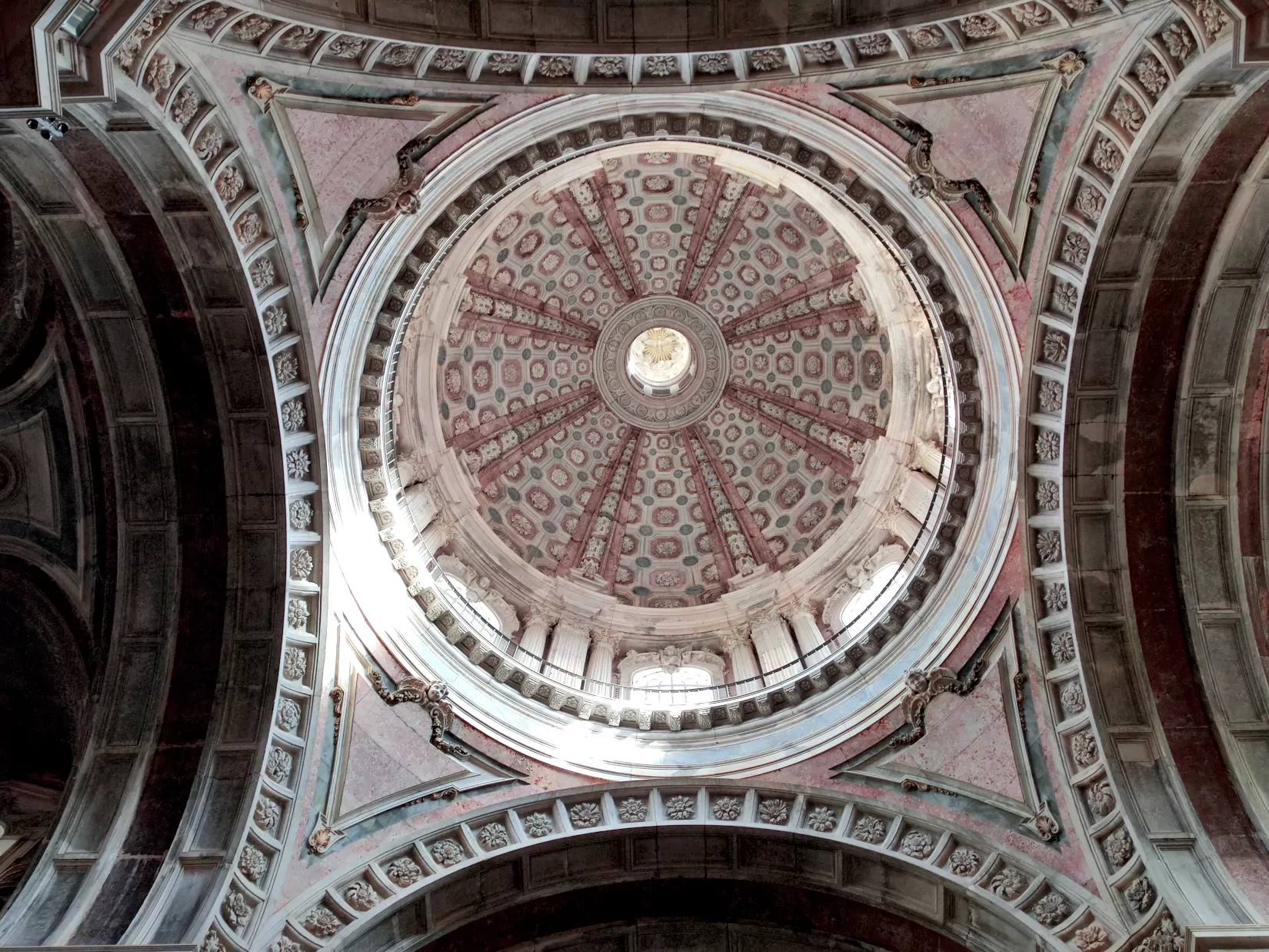 Mafra main Chapel ceiling