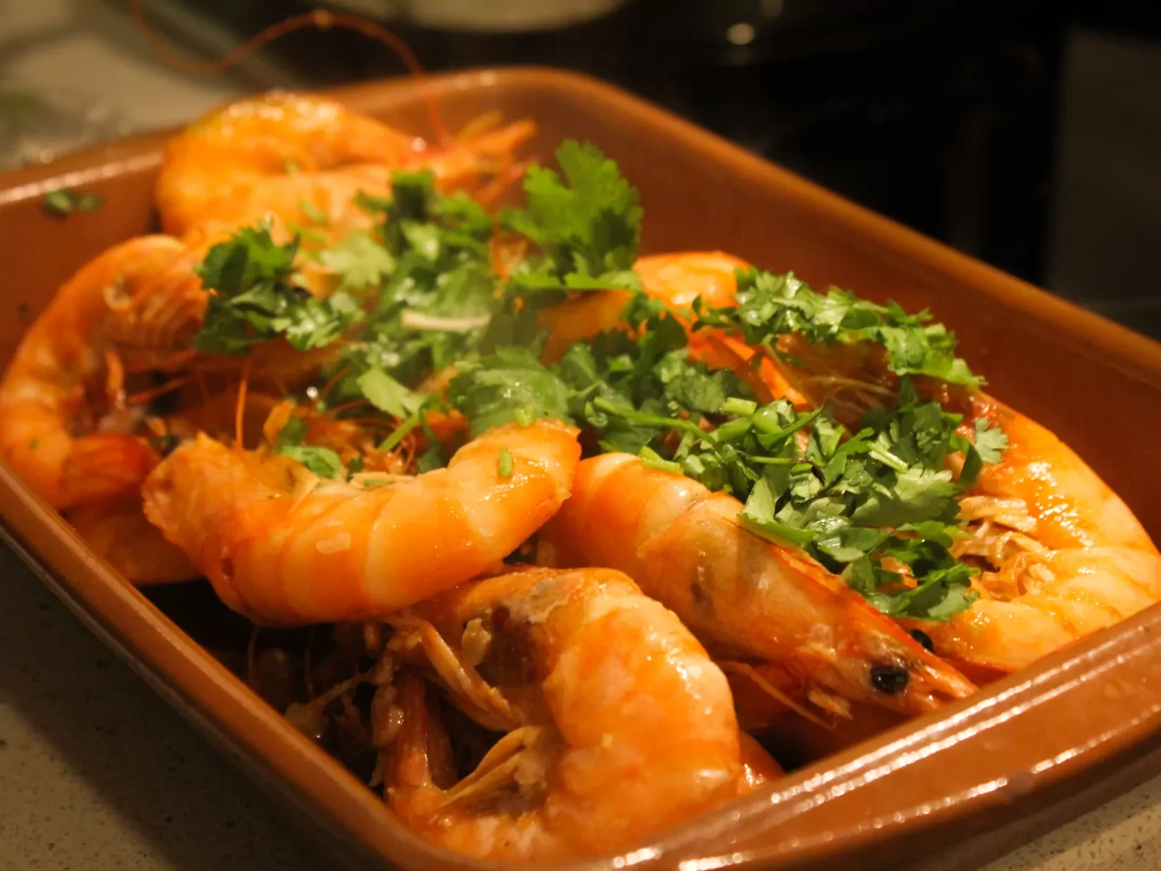 The Flavors of Portugal - Garlic Roasted Prawns