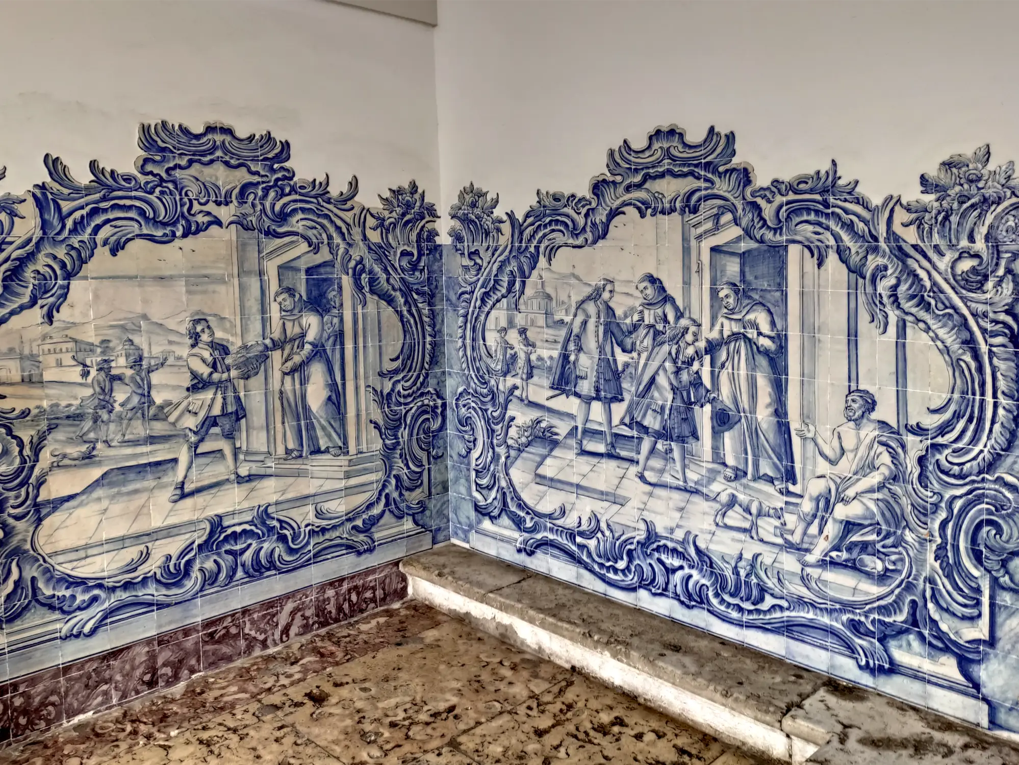 Lisbon tiles walk